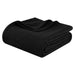 Cotton All Season Diamond Bed Blanket & Sofa Throw - Black