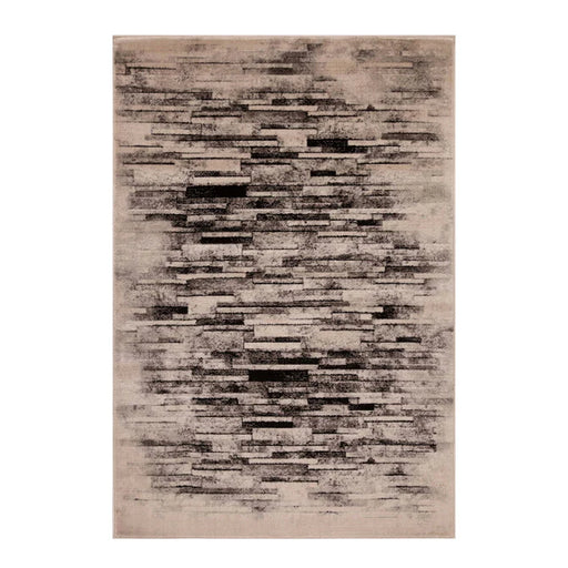Culver Abstract Graphic Design Indoor Area Rug or Runner Rug - Black