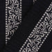 Athens Cotton Greek Scroll and Floral 4 Piece Assorted Bath Towel Set - Black-Chrome