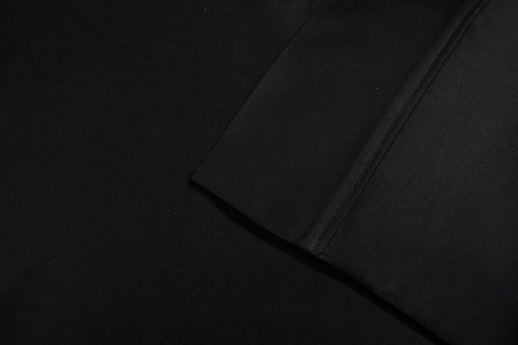 700 Thread Count Egyptian Cotton Pillowcase Set - Black