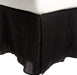 Egyptian Cotton 300 Thread Count Stripe Bed Skirt - Black