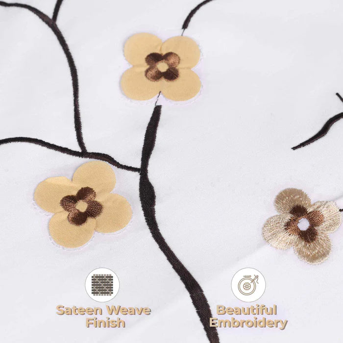 Blossom Cotton Floral Duvet Cover Set