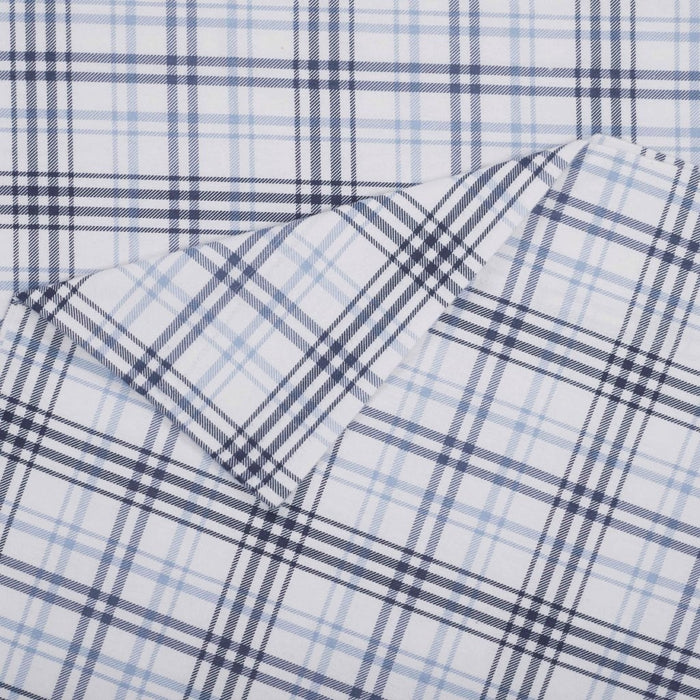 Plaid Flannel Cotton Classic Farmhouse Deep Pocket Bed Sheet Set