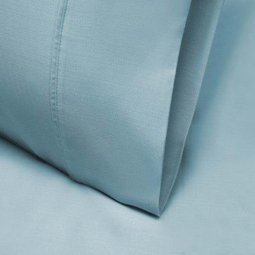 1000 Thread Count Wrinkle Resistant Pillowcase Set - Blue