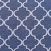 Trellis Sheer Grommet Curtain Panel Set - Blue