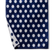 Polka Dot Cotton Oversized 2 Piece Beach Towel Set - Blue