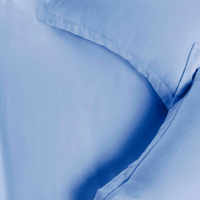 Cotton Flannel Solid Duvet Cover Set