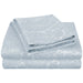 600 Thread Count Cotton Blend Italian Paisley Deep Pocket Sheet Set - Blue