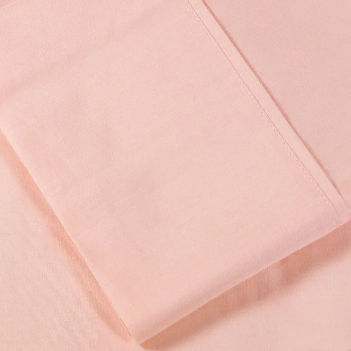 300 Thread Count Cotton Percale Solid Pillowcase Set