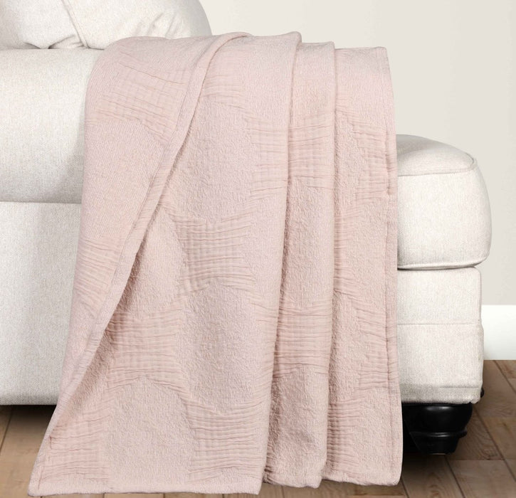 Tanta Cotton Medium Weight Crinkle Woven Coverlet