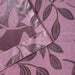 Leaves Machine Washable Room Darkening Blackout Curtains, Set of 2 -Blush
