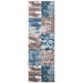 Brentwood Modern Abstract Indoor Area Rug - Blue