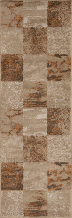 Brentwood Modern Abstract Indoor Area Rug - Camel