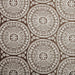 Eminence Jacquard Geometric Floral Mandala Curtain Panel Set of 2 - Bronze
