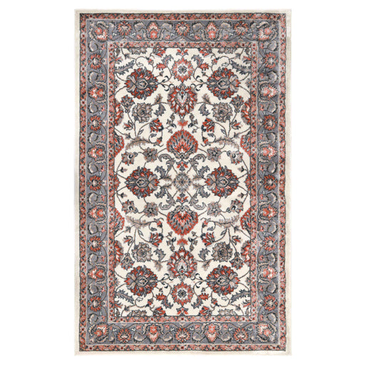 Lille Elegant Floral Indoor Area Rug Or Runner Rug - Salmon