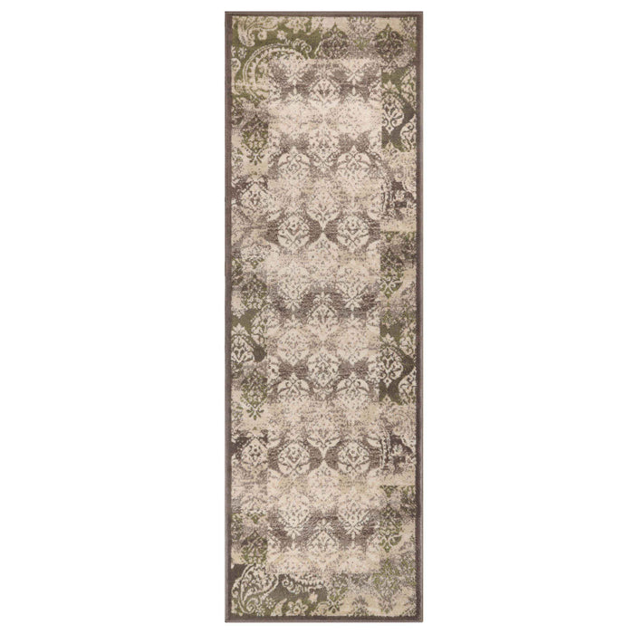 Mystique Modern Damask Indoor Area Rug - Brown