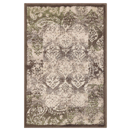 Mystique Modern Damask Indoor Area Rug - Brown