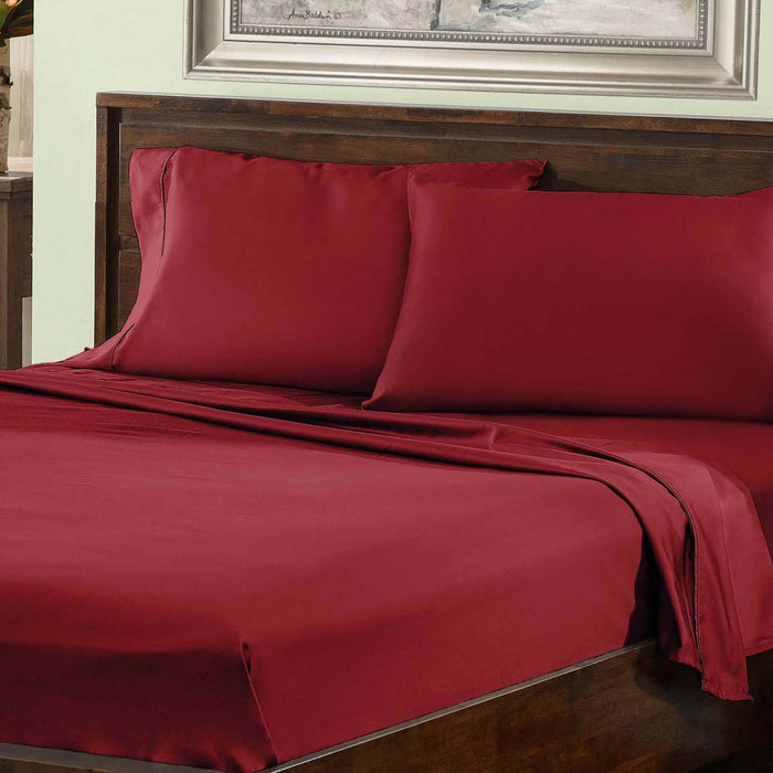 Solid 800-Thread Count Cotton Blend Deep Pocket Sheet Set