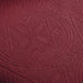 Celtic Circle Jacquard Matelasse Cotton Bedspread Set - Burgundy