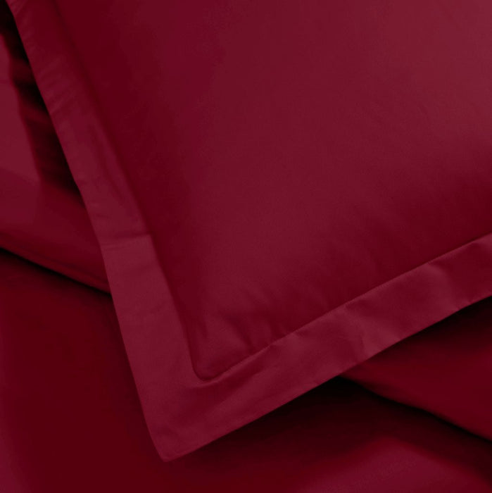 1200 Thread Count Egyptian Solid Cotton Duvet Cover Set