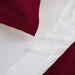 Egyptian Cotton 300 Thread Count Solid Duvet Cover Set - Burgundy