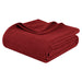 Cotton All Season Diamond Bed Blanket & Sofa Throw - Burgundy