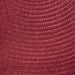 Bohemian Rectangle Indoor Outdoor Rugs Solid Braided Area Rug - Burgundy