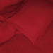 Egyptian Cotton 600 Thread Count Striped Duvet Cover Set - Burgundy