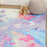 Butterfly Colorful Kids Playroom Nursery Indoor Area Rug - Magenta