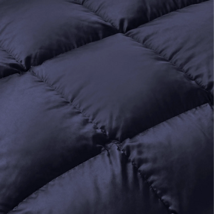 Brushed Microfiber Down Alternative Medium Weight Solid Comforter