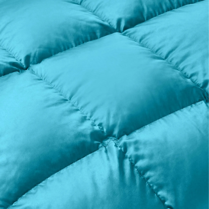 Brushed Microfiber Down Alternative Medium Weight Solid Comforter