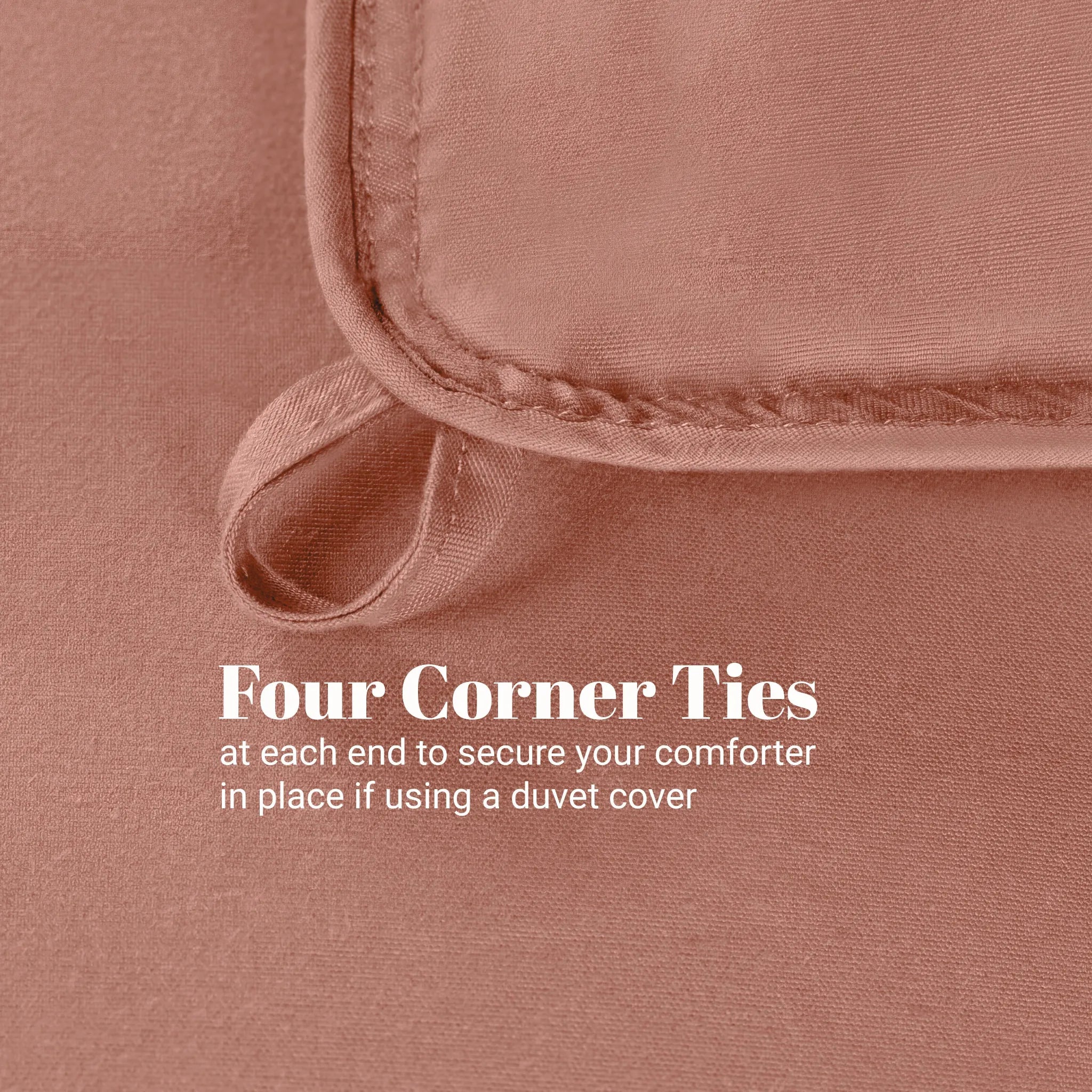 Brushed Microfiber Down Alternative Medium Weight Solid Comforter