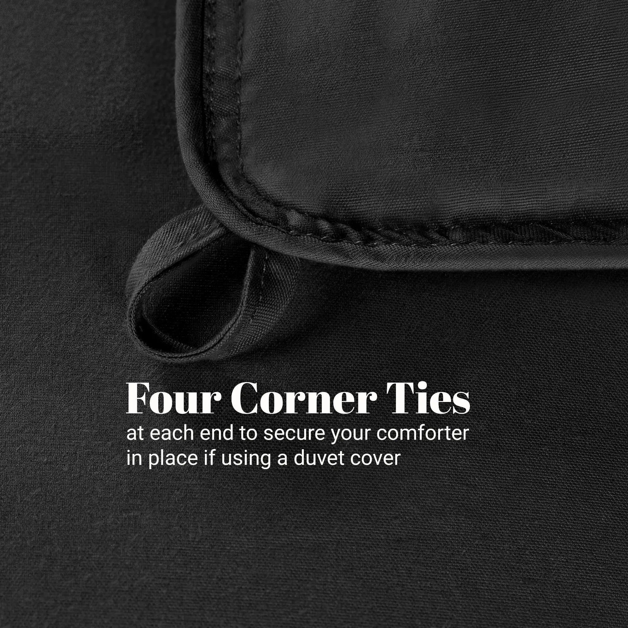 Brushed Microfiber Down Alternative Medium Weight Solid Comforter