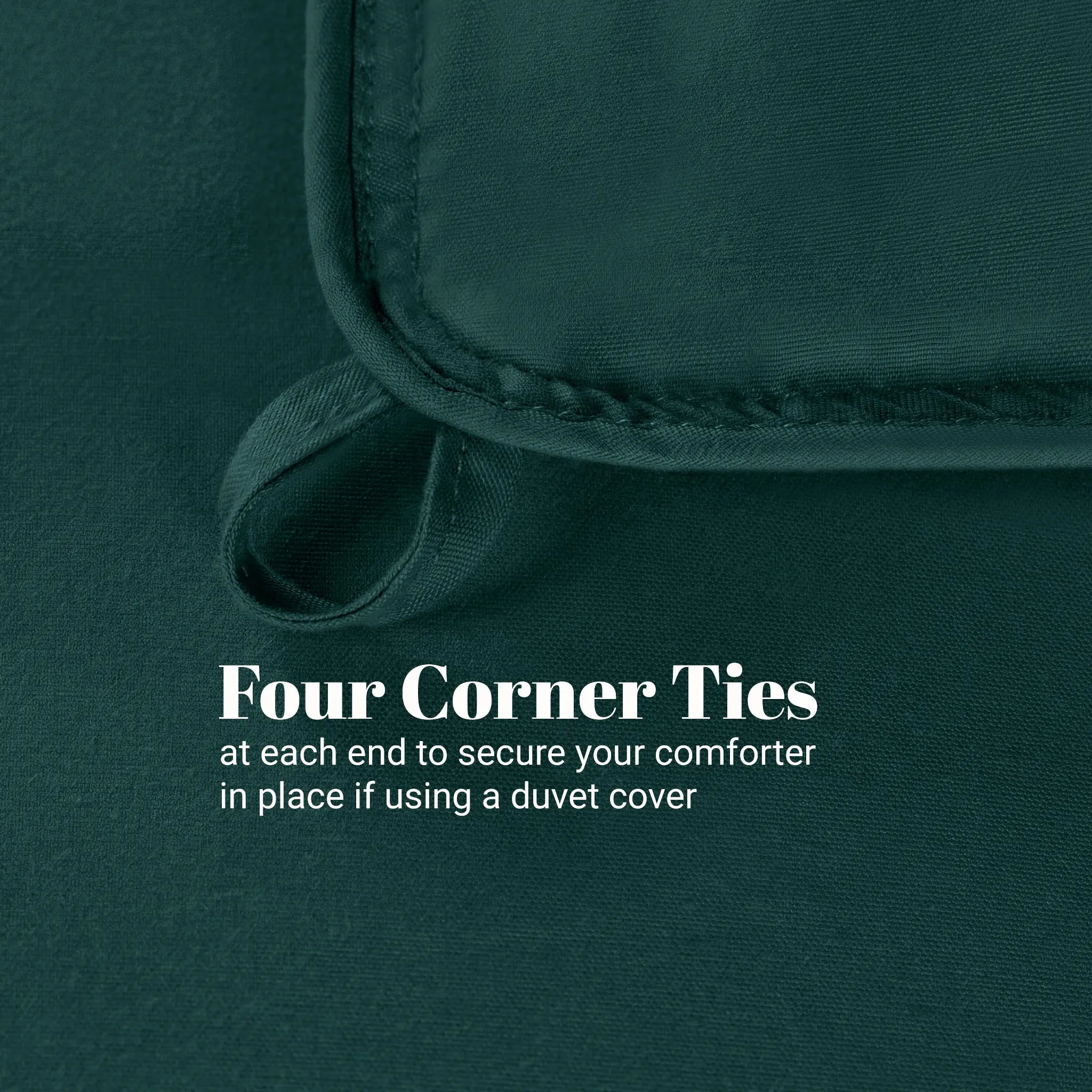 Brushed Microfiber Down Alternative Medium Weight Solid Comforter
