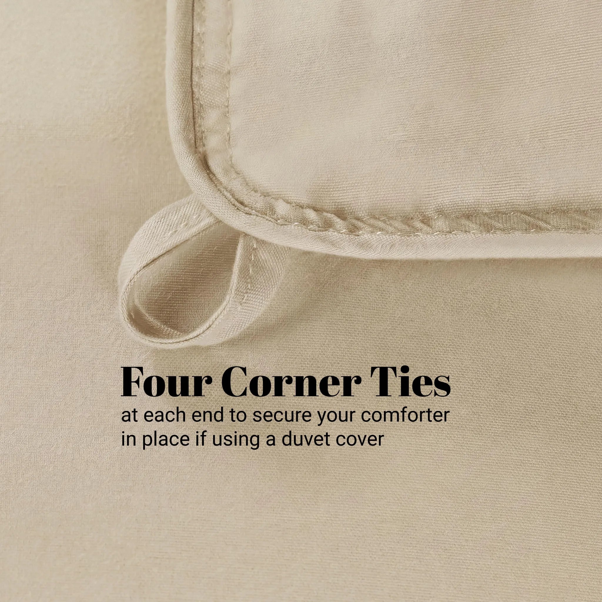 Brushed Microfiber Down Alternative Medium Weight Solid Comforter