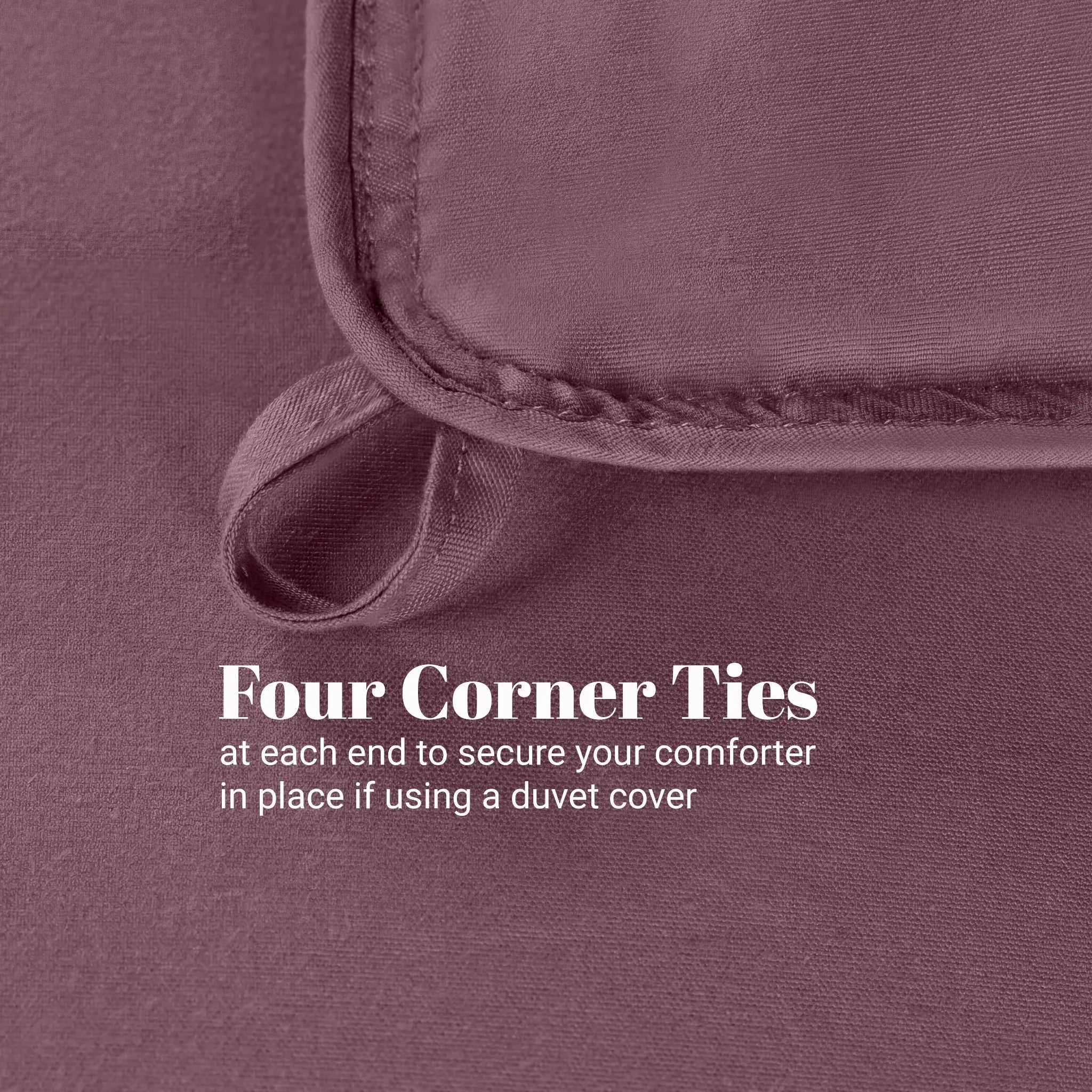 Brushed Microfiber Down Alternative Medium Weight Solid Comforter
