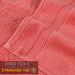 Zero Twist Cotton Ultra-Soft Absorbent Assorted 12 Piece Towel Set - Coral