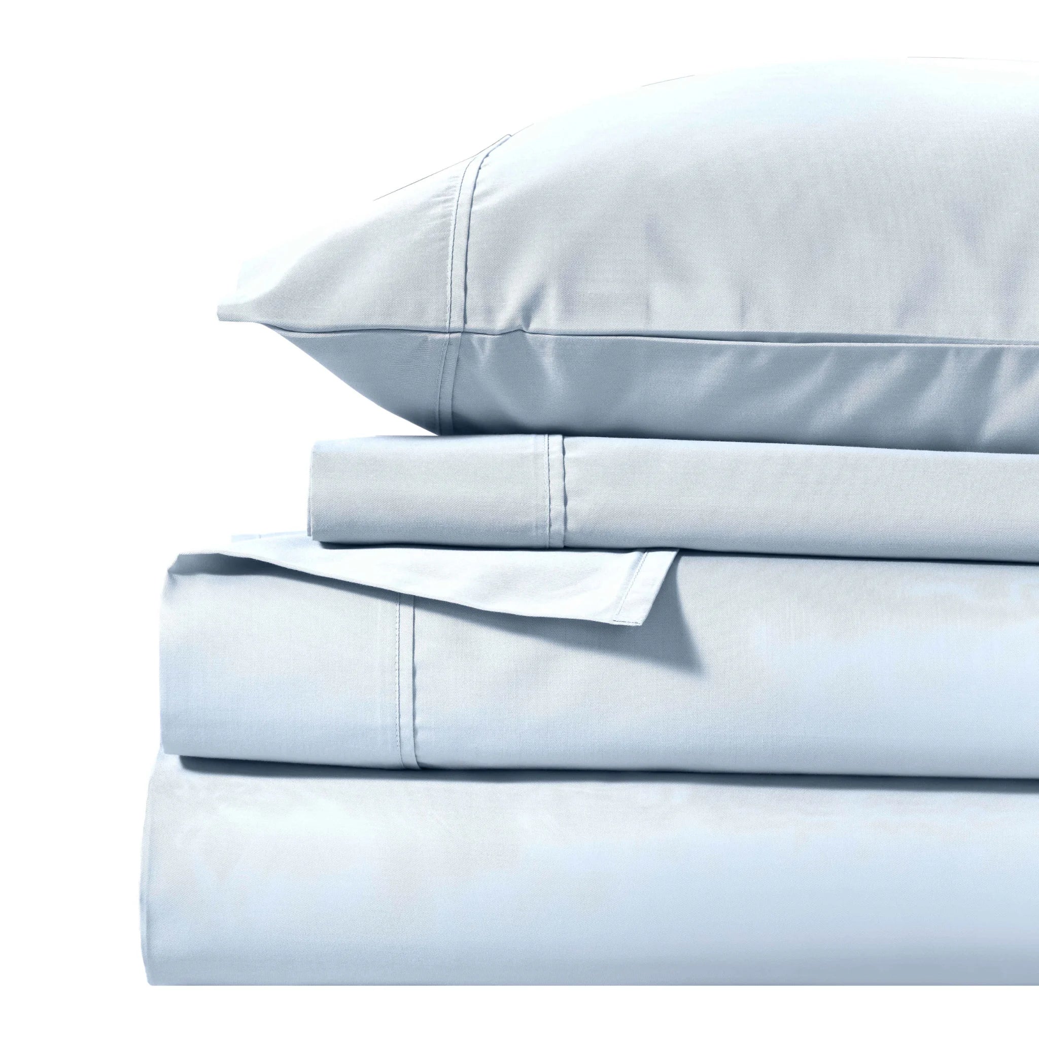 1000 Thread Count Cotton Rich Solid Deep Pocket Bed Sheet Set