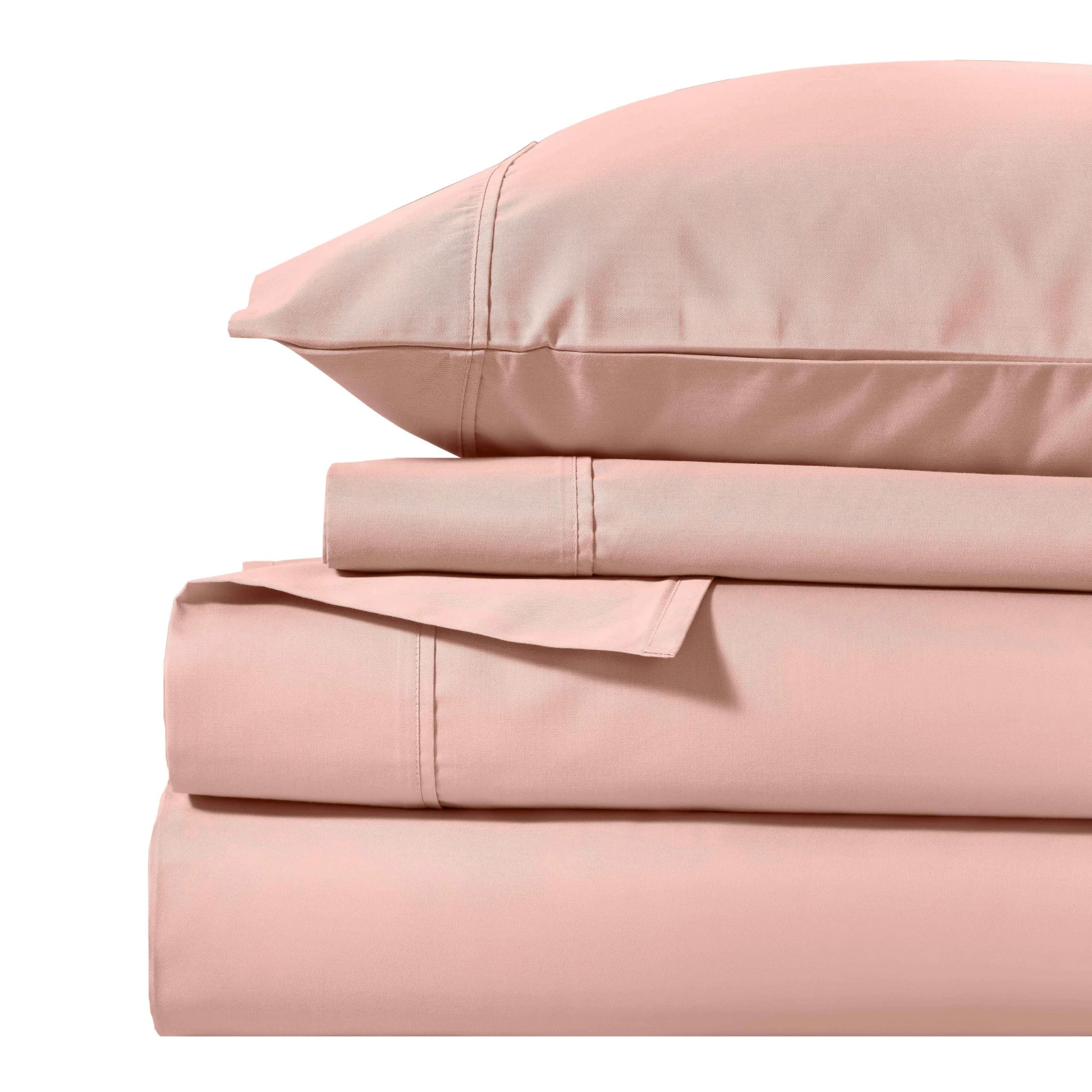 1000 Thread Count Cotton Rich Solid Deep Pocket Bed Sheet Set