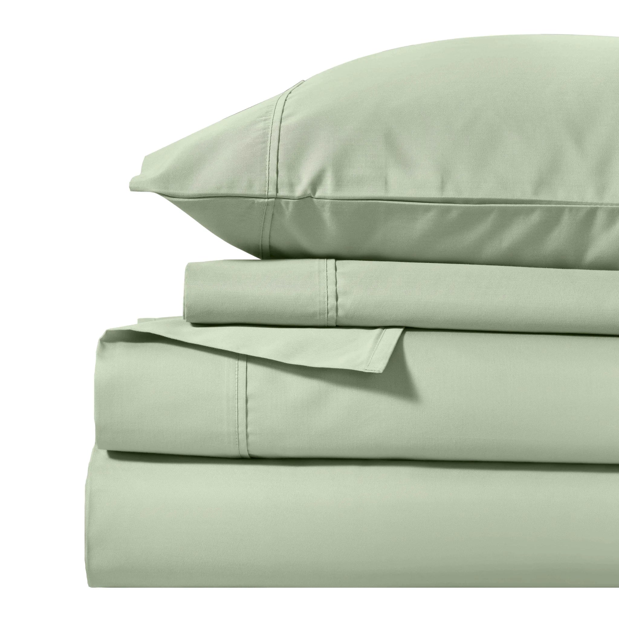 1000 Thread Count Cotton Rich Solid Deep Pocket Bed Sheet Set