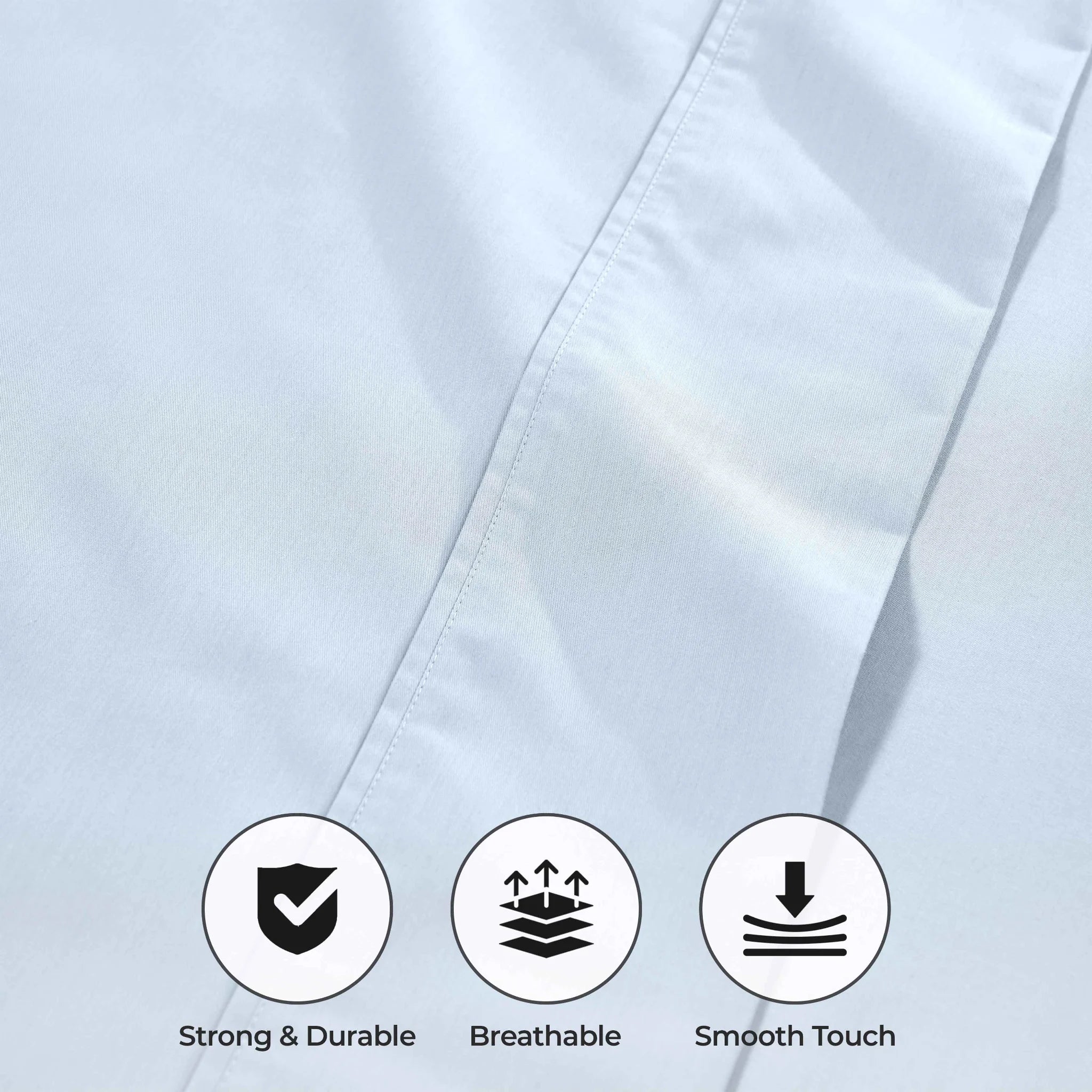 1000 Thread Count Cotton Rich Solid Deep Pocket Bed Sheet Set