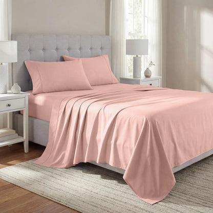 1000 Thread Count Cotton Rich Solid Deep Pocket Bed Sheet Set