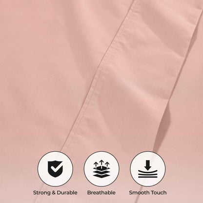1000 Thread Count Cotton Rich Solid Deep Pocket Bed Sheet Set