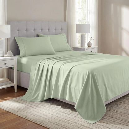 1000 Thread Count Cotton Rich Solid Deep Pocket Bed Sheet Set