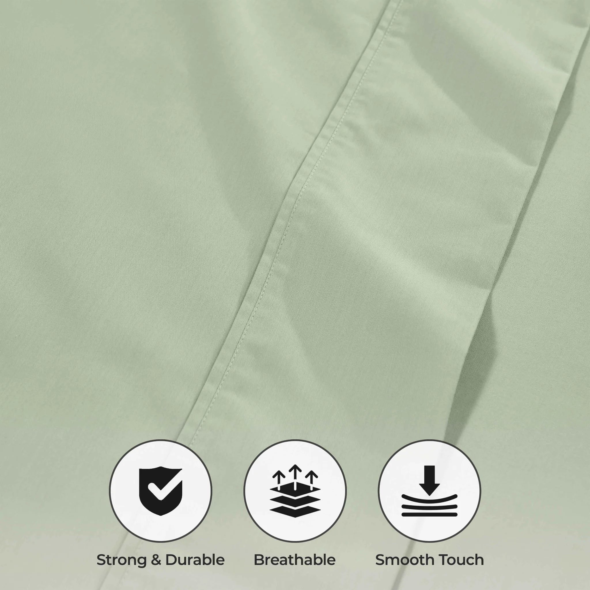 1000 Thread Count Cotton Rich Solid Deep Pocket Bed Sheet Set