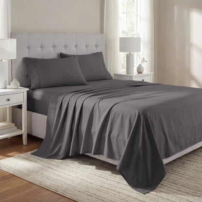 1000 Thread Count Cotton Rich Solid Deep Pocket Bed Sheet Set