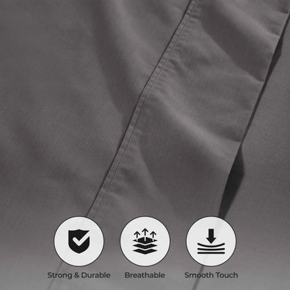 1000 Thread Count Cotton Rich Solid Deep Pocket Bed Sheet Set