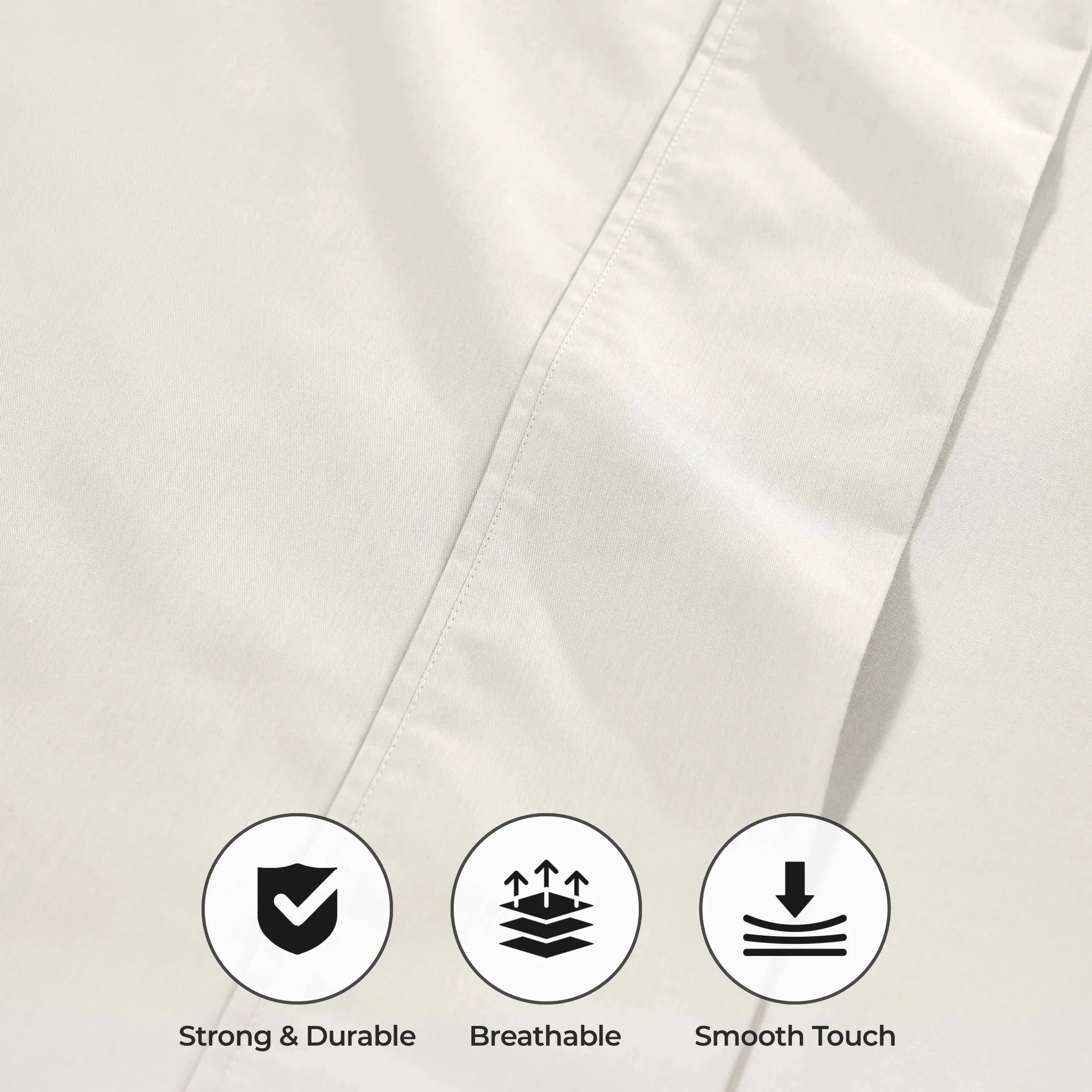 1000 Thread Count Cotton Rich Solid Deep Pocket Bed Sheet Set