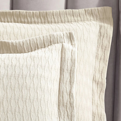 Calvert Cotton Medium Weight Geometric Matelasse Bedspread Set