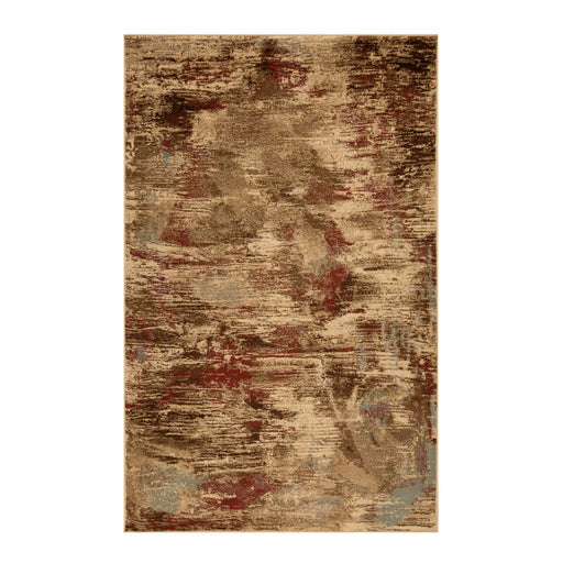 Kahuna Abstract Striped Indoor Area Rug - Camel